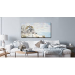 Home on the Shores Wall Art - Blue - 56 X 28
