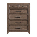 Carlson 6-Drawer Chest - Weathered Chestnut