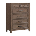 Carlson 6-Drawer Chest - Weathered Chestnut