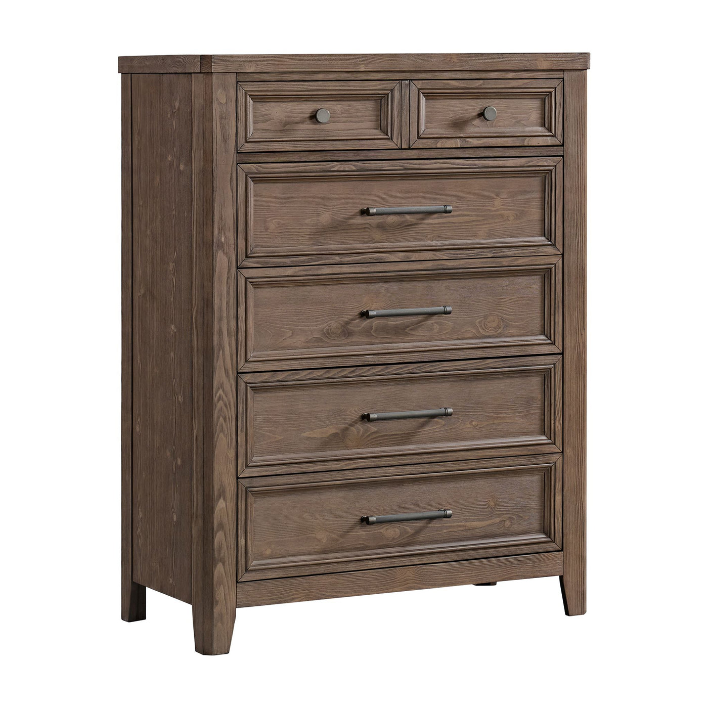 Carlson 6-Drawer Chest - Weathered Chestnut