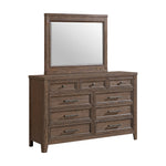 Carlson 9-Drawer Dresser - Weathered Chestnut