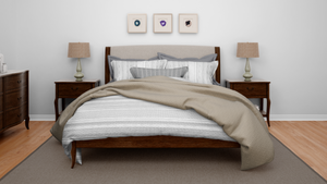 Cotton House King Textured Blanket - Beige
