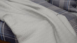 Cotton House Double/Queen Textured Blanket - Grey