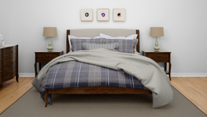 Cotton House King Textured Blanket - Grey