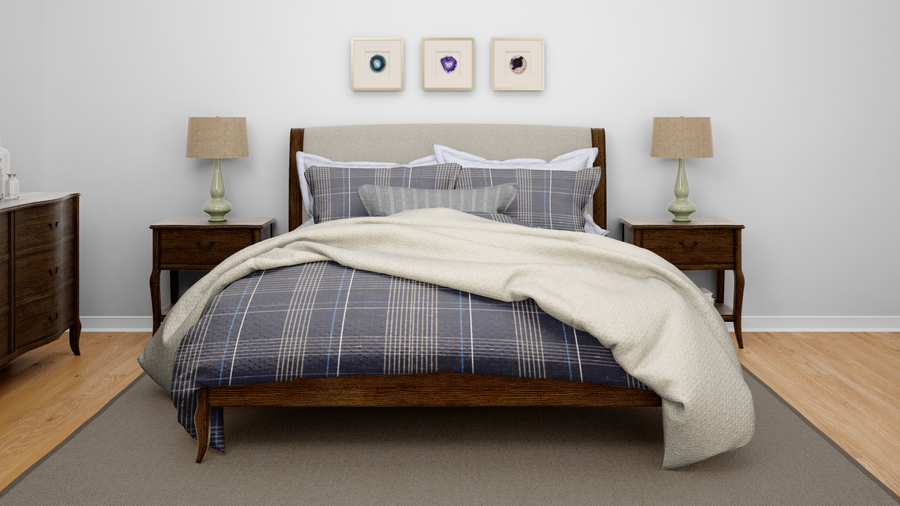 Cotton House Twin Textured Blanket - Cream