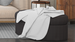 Cotton House Twin Textured Blanket - White