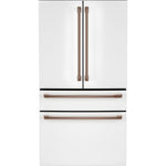 Café 36" 23.2 Cu. Ft. Matte White French-Door Refrigerator with Dual-Dispense AutoFill Pitcher – CJE23DP4WW2