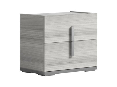 Carrara Night Table - Grey, White