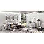 Carrara 5-Piece King Bed Package - Grey, White