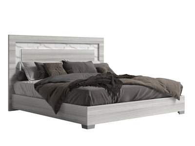 Carrara 3-Piece King Bed - Grey, White