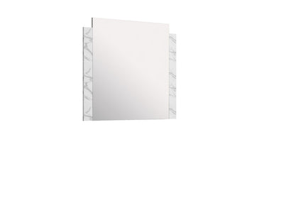 Carrara Mirror - Grey, White