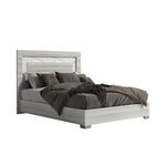 Carrara 5-Piece King Bed Package - Grey, White