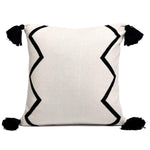 Aydin I 20" x 20" Decorative Cushion - Black/Natural