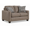 City Leather Loveseat - Stone