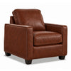 City Leather Chair - Brown