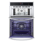 LG Smudge Resistant Stainless Steel Smart Combination Wall Oven with Fan Convection and Air Fry (6.4 Cu. Ft) - WCEP6423F