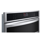 LG Smudge Resistant Stainless Steel Smart Combination Wall Oven with Fan Convection and Air Fry (6.4 Cu. Ft) - WCEP6423F