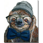 On Trend Sloth Canvas Wall Art - 38 X 60