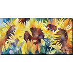 Sunflowers Wall Art - Yellow/Orange - 60 X 30