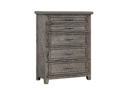 Dahlia 5 Drawer Chest - Grey