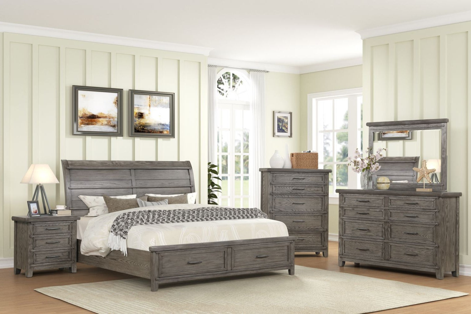 Dahlia 8-Drawer Dresser - Grey | Leon's
