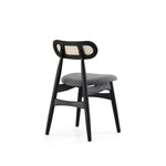 Oliver Dining Chair - Black/Grey - Set of 2