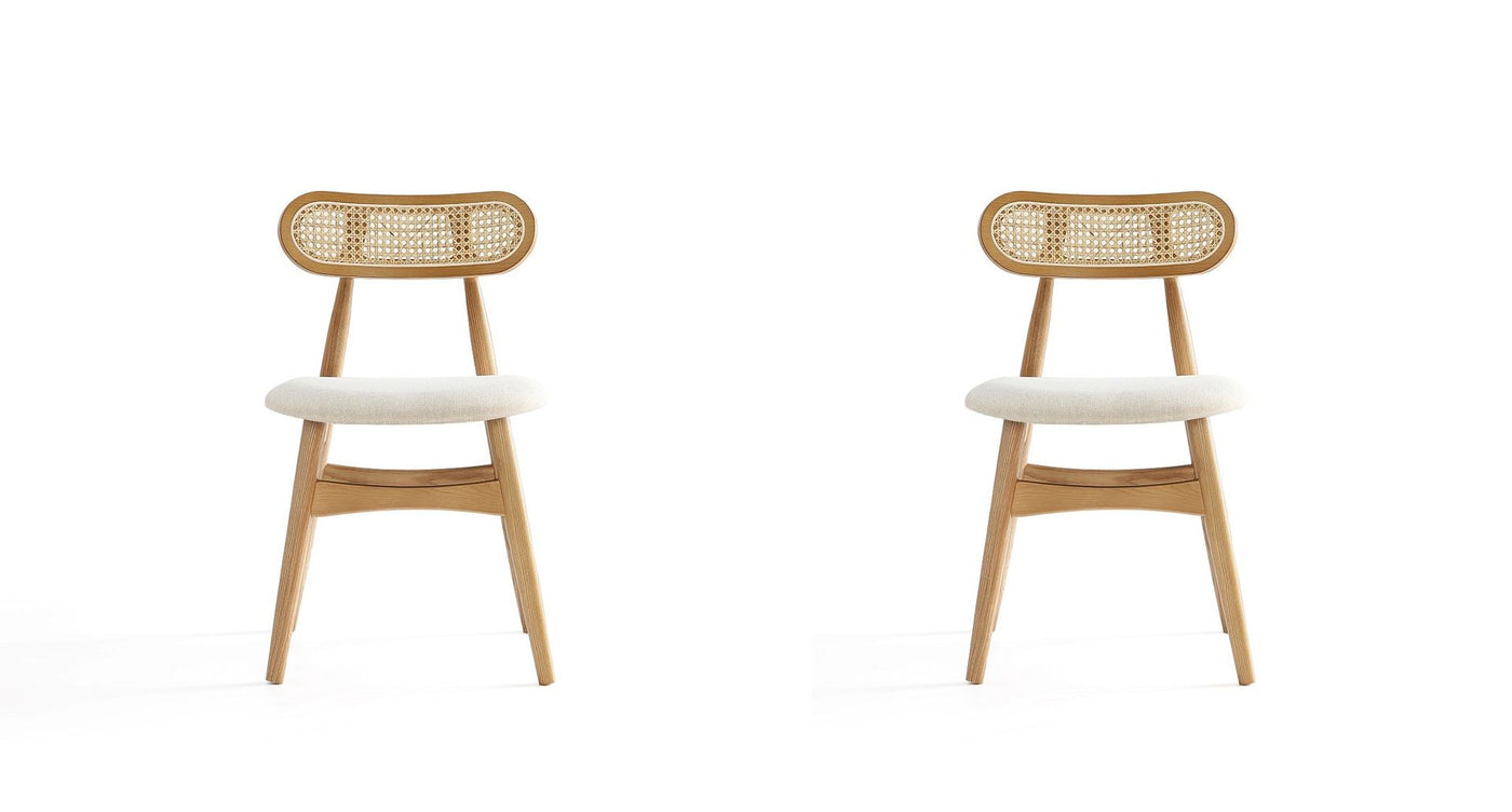 Oliver Dining Chair - Nature/Oatmeal - Set of 2