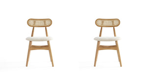 Oliver Dining Chair - Nature/Oatmeal - Set of 2