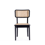Stensby Dining Chair - Black/Natural Cane - Set of 2