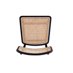 Stensby Dining Chair - Black/Natural Cane - Set of 2