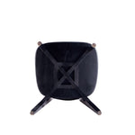 Koldby Round Dining Chair - Black/Natural Cane - Set of 2