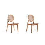 Koldby Round Dining Chair - Nature Cane - Set of 2