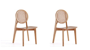 Koldby Round Dining Chair - Nature Cane - Set of 2