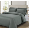 Cotton House 3-Piece King Bamboo Duvet Cover Set - Charcoal