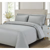 Cotton House 3-Piece Queen Bamboo Duvet Cover Set - Silver