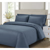 Cotton House 3-Piece Queen Bamboo Duvet Cover Set - Blue
