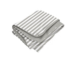 Cotton House 3-Piece Queen Duvet Cover Set - Pewter Stripes