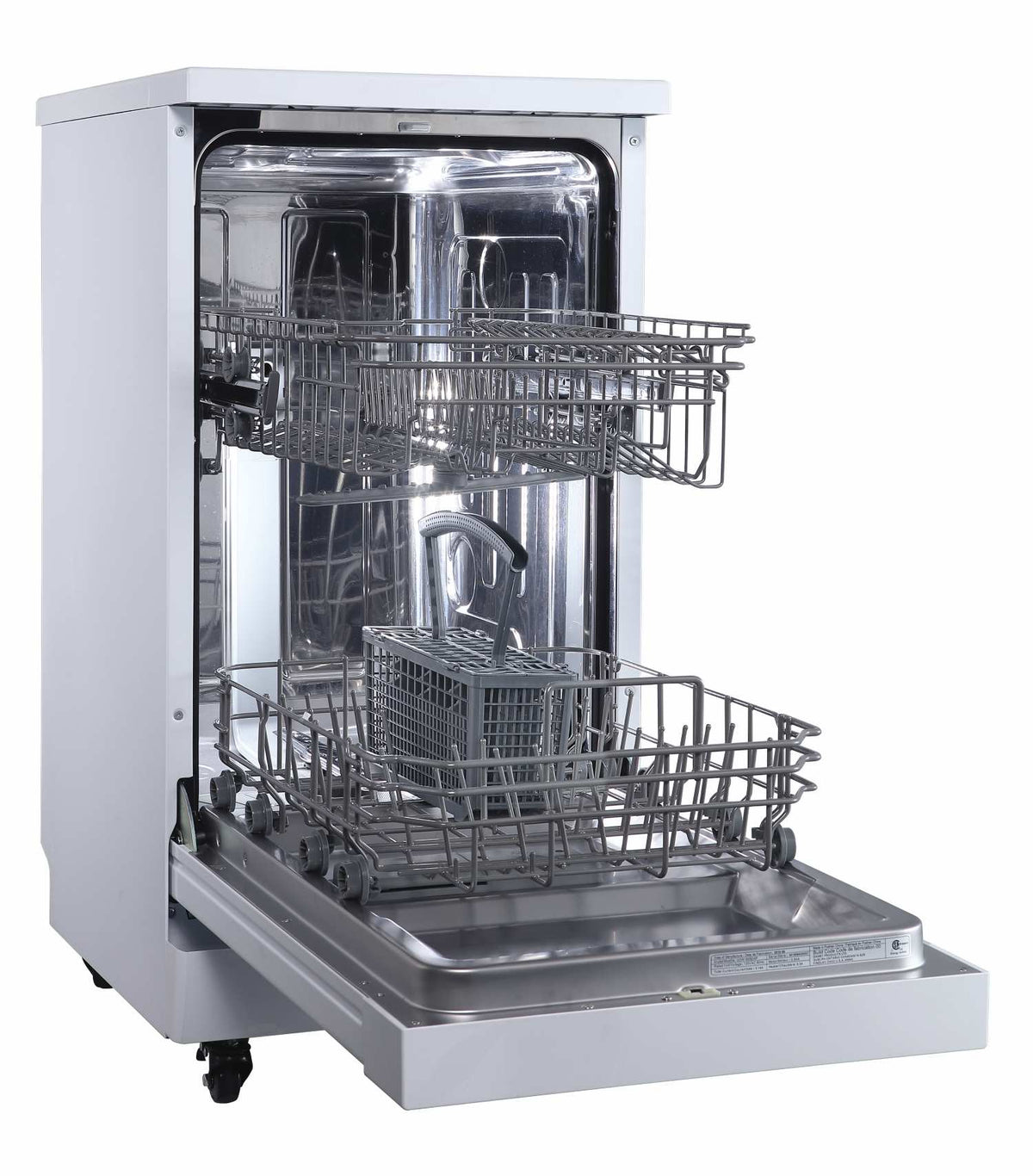 Danby White 18″ Portable Dishwasher DDW1805EWP Leon's