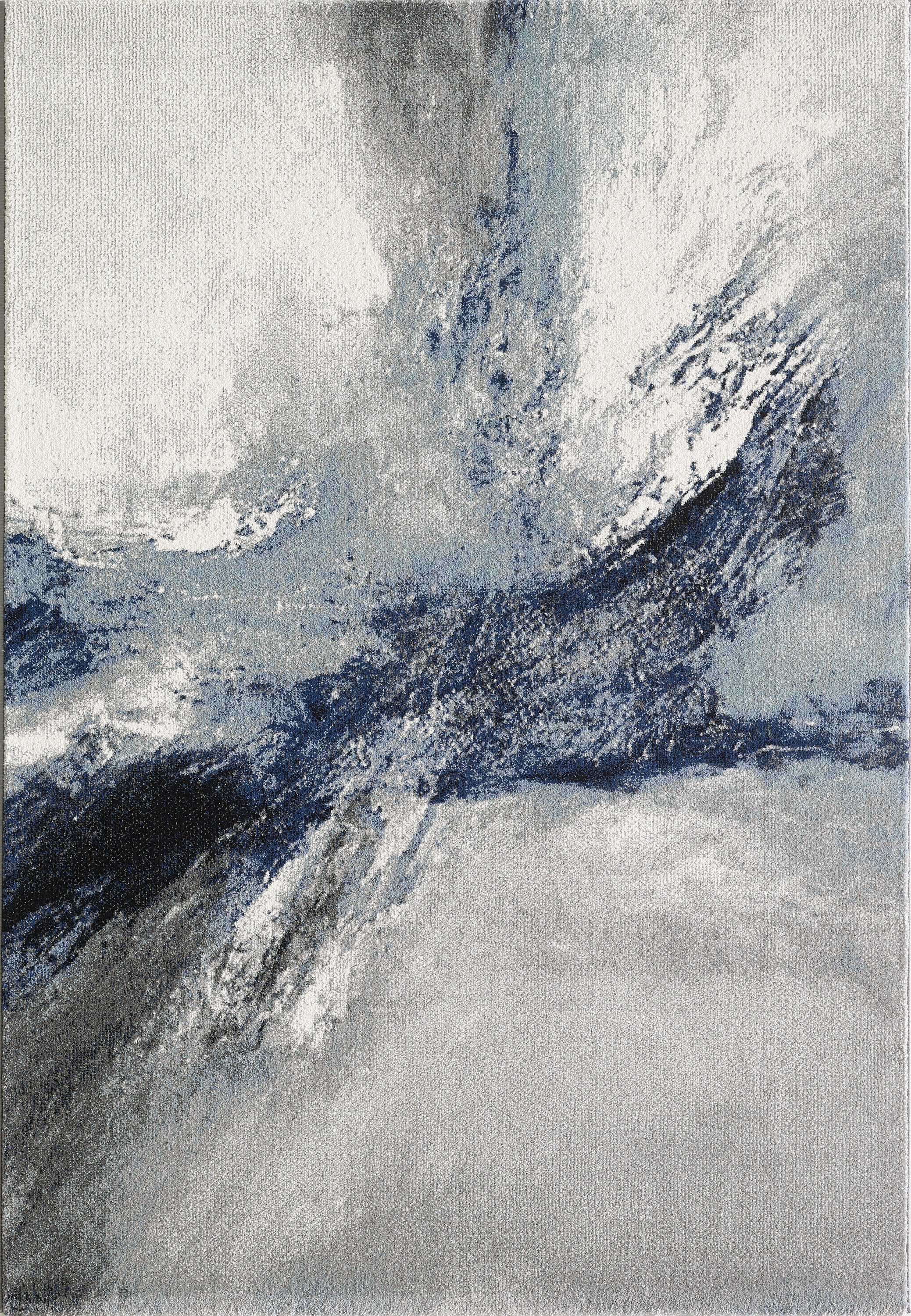 Merinos Diamond 5'3" x 7'5" Area Rug - Blue