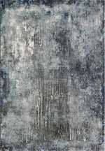 Merinos Diamond 7'8" x 10'8" Area Rug - Blue, Grey