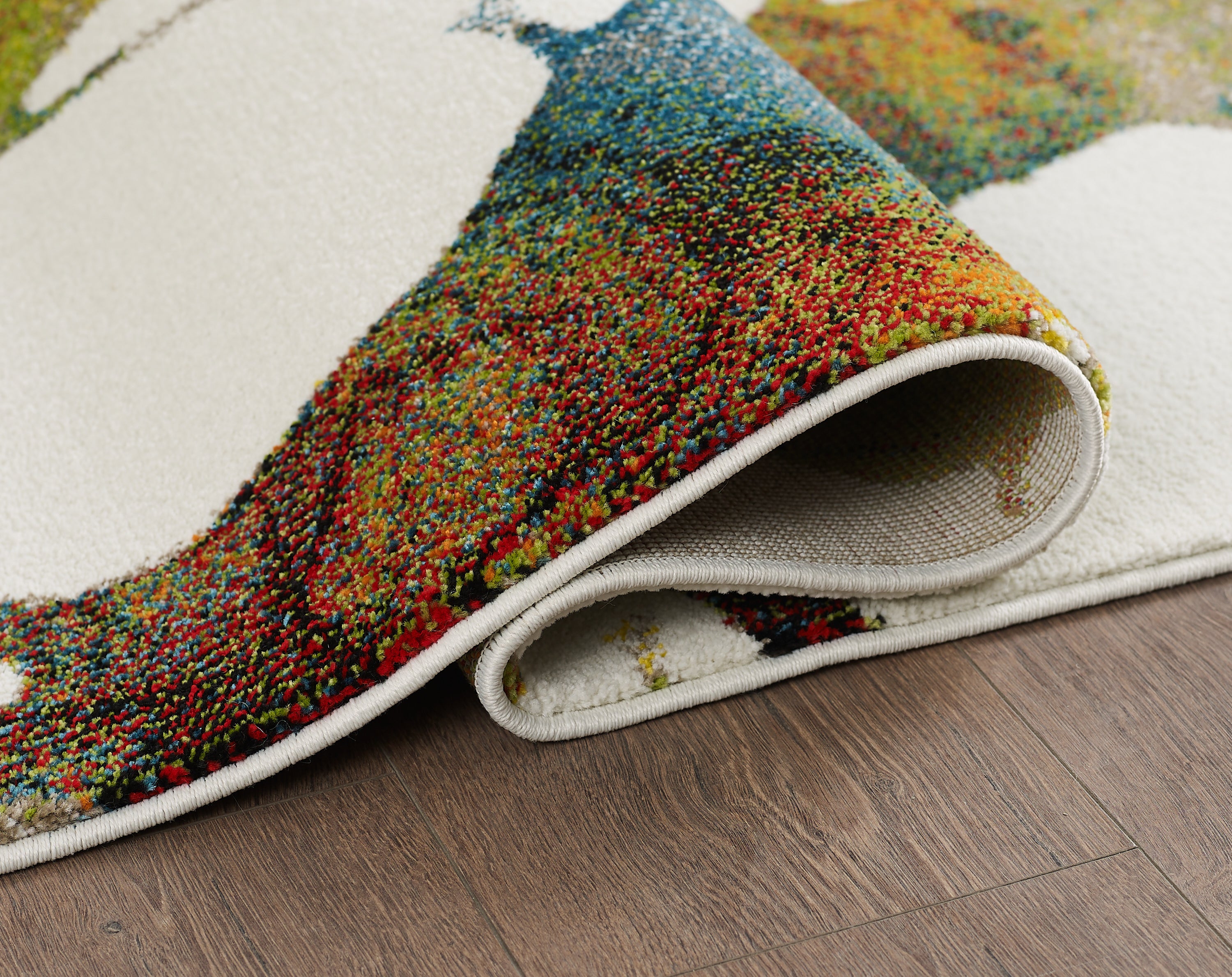 Merinos Diamond 7'8" x 10'8" Area Rug with Underpad - Birds of a Feather