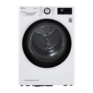 LG White Compact Front Load Dryer with Dual Inverter HeatPump™ Technology (4.2 Cu.Ft.) - DLHC1455W