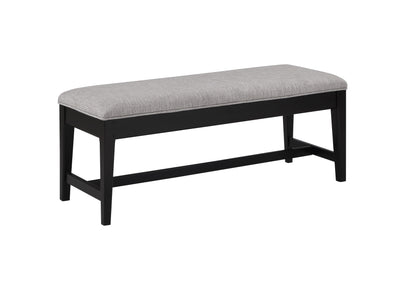 Isadora Storage Bench - Black, Grey