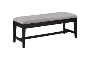Isadora Storage Bench - Black, Grey
