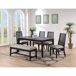 Isadora Dining Table - Black, Grey