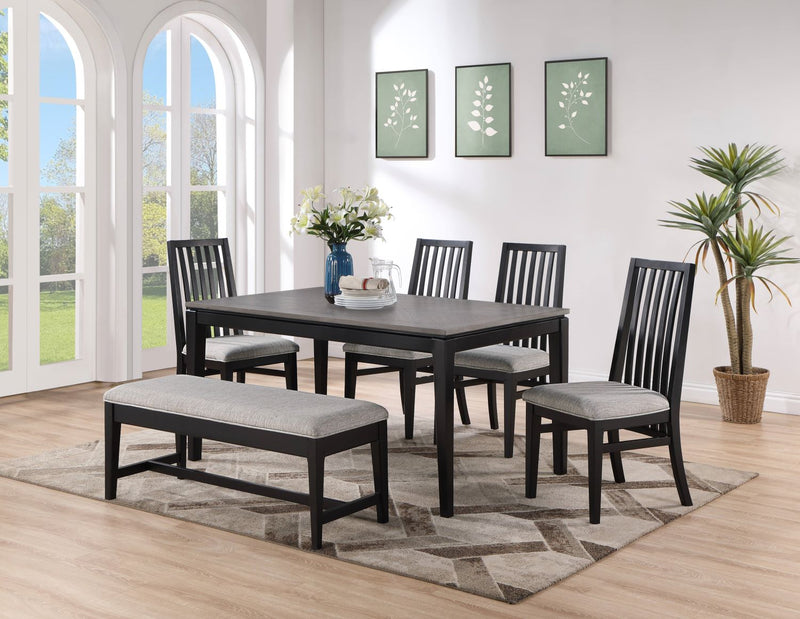 Isadora Storage Bench Black, Grey Leon's