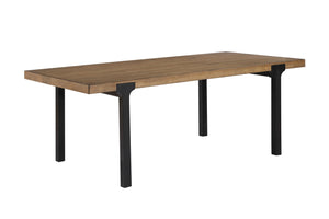 Freye Dining Table - Black, Brown