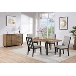 Freye 5-Piece Dining Set - Black, Brown