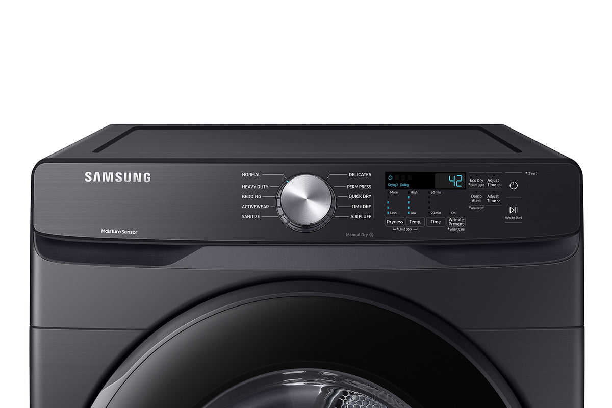 Samsung Black Stainless Steel FrontLoad Washer (5.2 cu. ft.) & Black