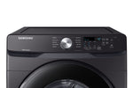Samsung Black Stainless Steel Front-Load Washer (5.2 cu. ft.) & Black Stainless Steel Electric Dryer (7.5 cu. ft.) - WF45T6000AV/A5/DVE45T6005V/AC